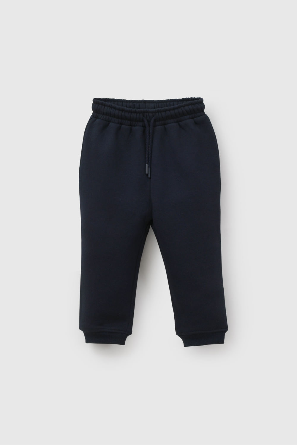 Pantalón Buzo Infantil Celeste de Algodón y Poliés