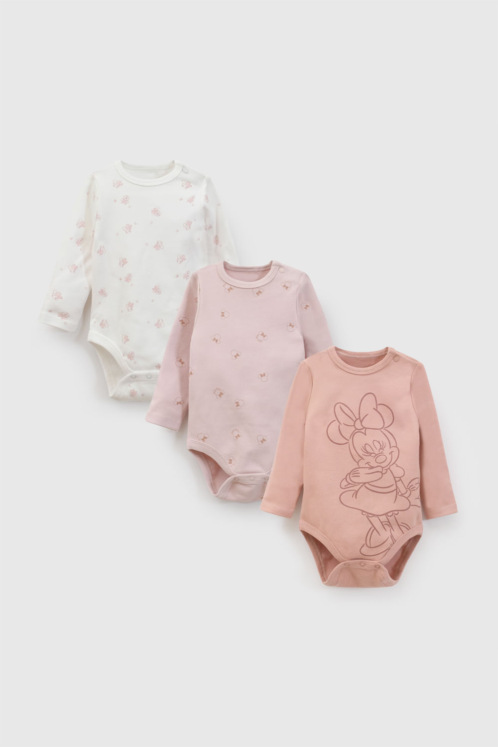 Set Body Disney Rosado Niña Stpu1229I26